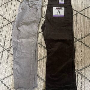 Calvin Klein Jeans Men's Corduroy Pants in Black and Gray